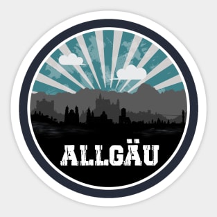 Allgäu Skyline Sticker